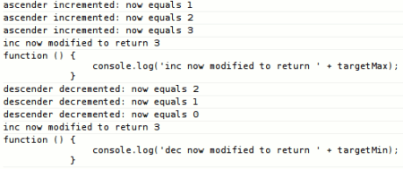 modify routine on the fly