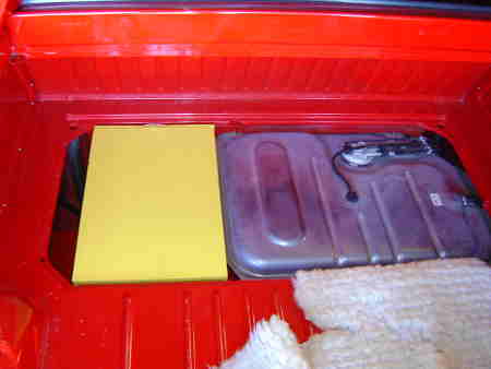 VY sub woofer enclosure in place